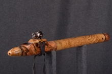 Mun Ebony Burl Native American Flute, Minor, Low E-4, #T7G (1)